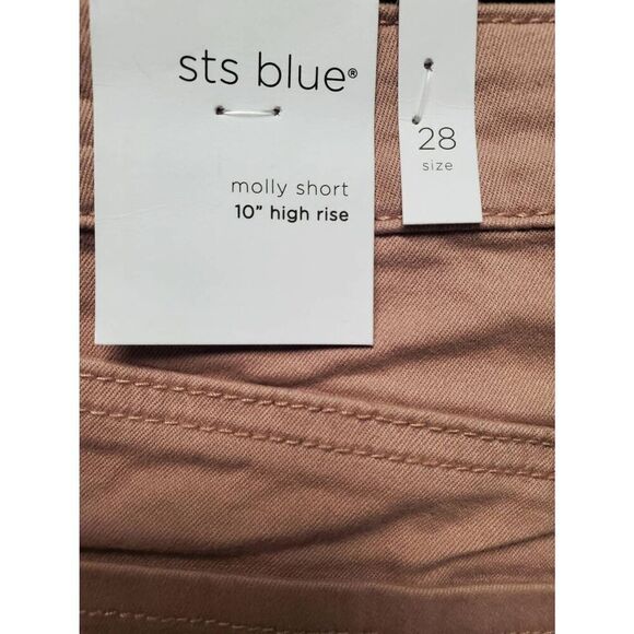 NWT STS Blue Stitch Fix women's dusty rose molly shorts high rise Size 28 - Picture 5 of 5